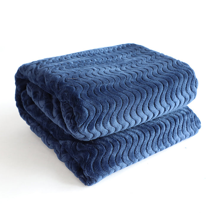 luxurious wave structure cuddle blanket Stornfield