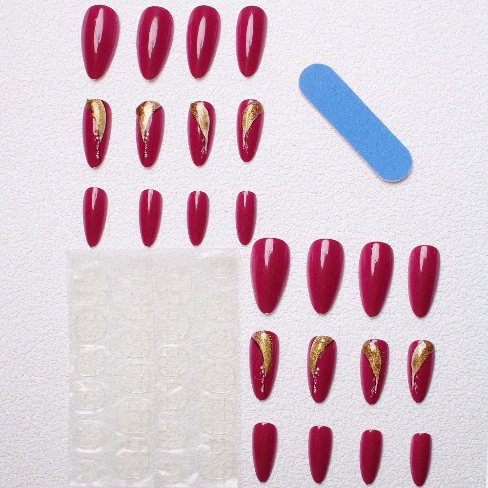 Elegant Stiletto Press-On Nail Art Stornfield