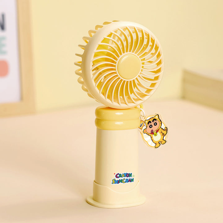 Ladies wearable handheld fan with playful dog design Stornfield
