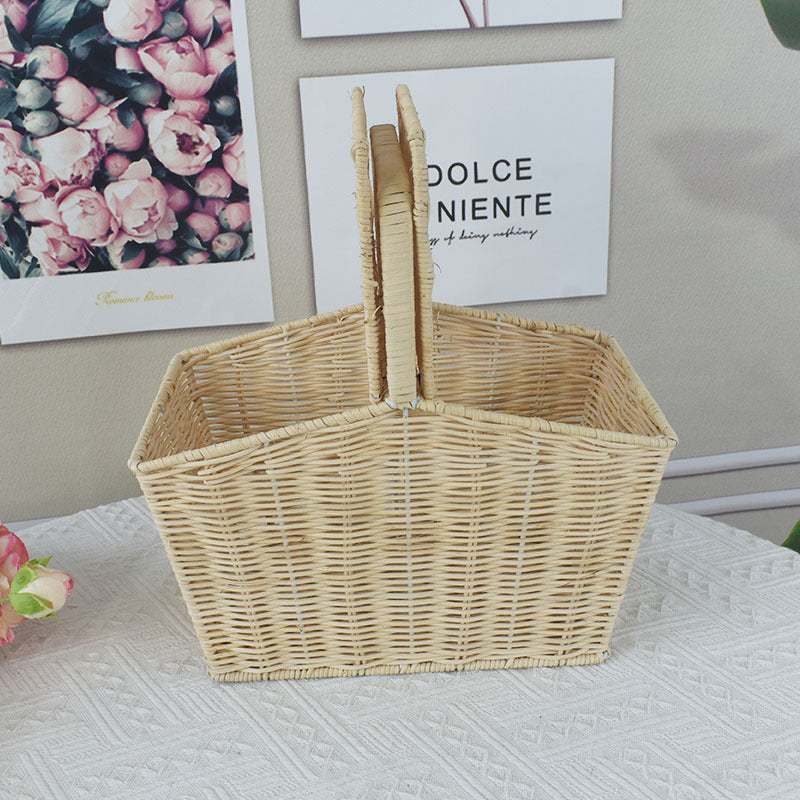 Handwoven Picnic Storage Basket Stornfield