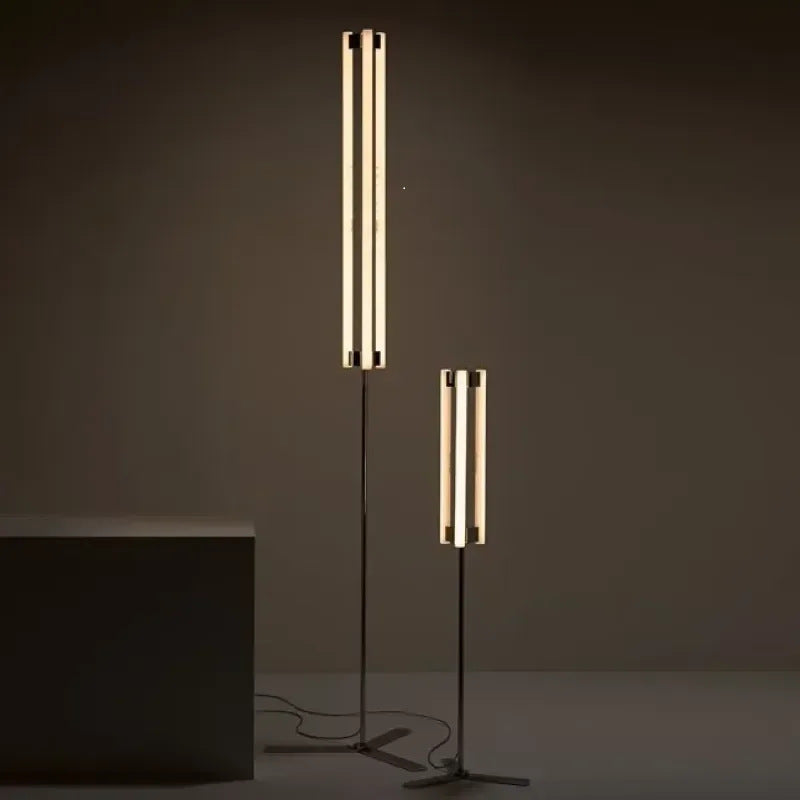 Minimalist LED Floor Lamp with Adjustable Height