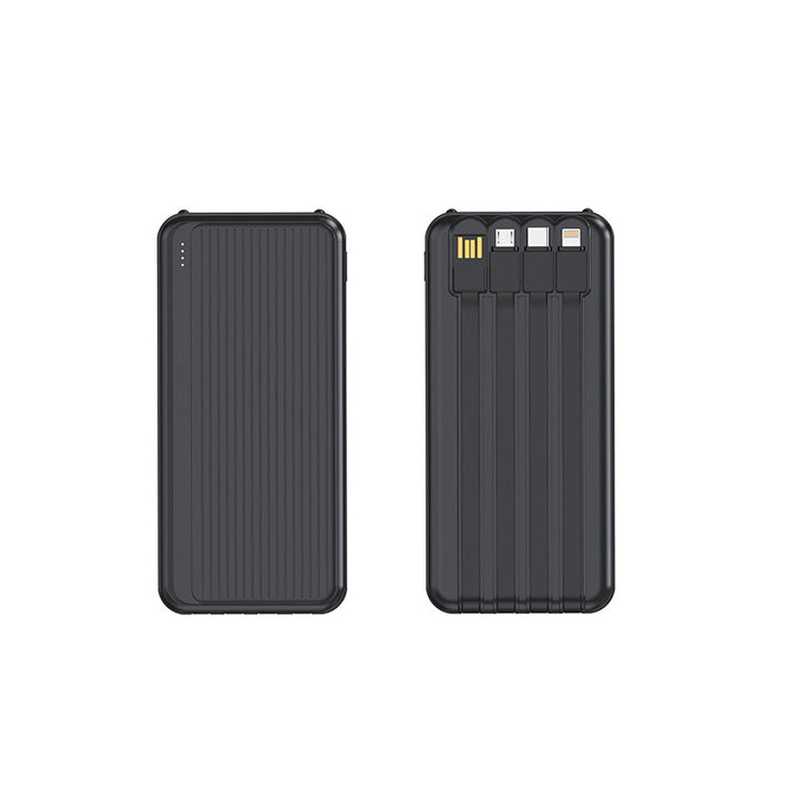 Powerbank with Integrated Charging Cables and High-Speed Charging Function Stornfield