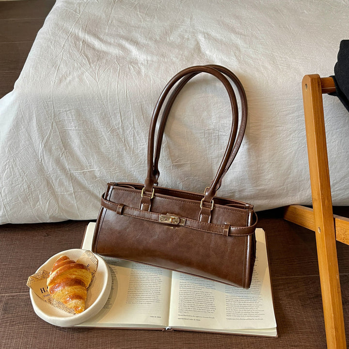 Luxurious Structured Shoulder Handbag