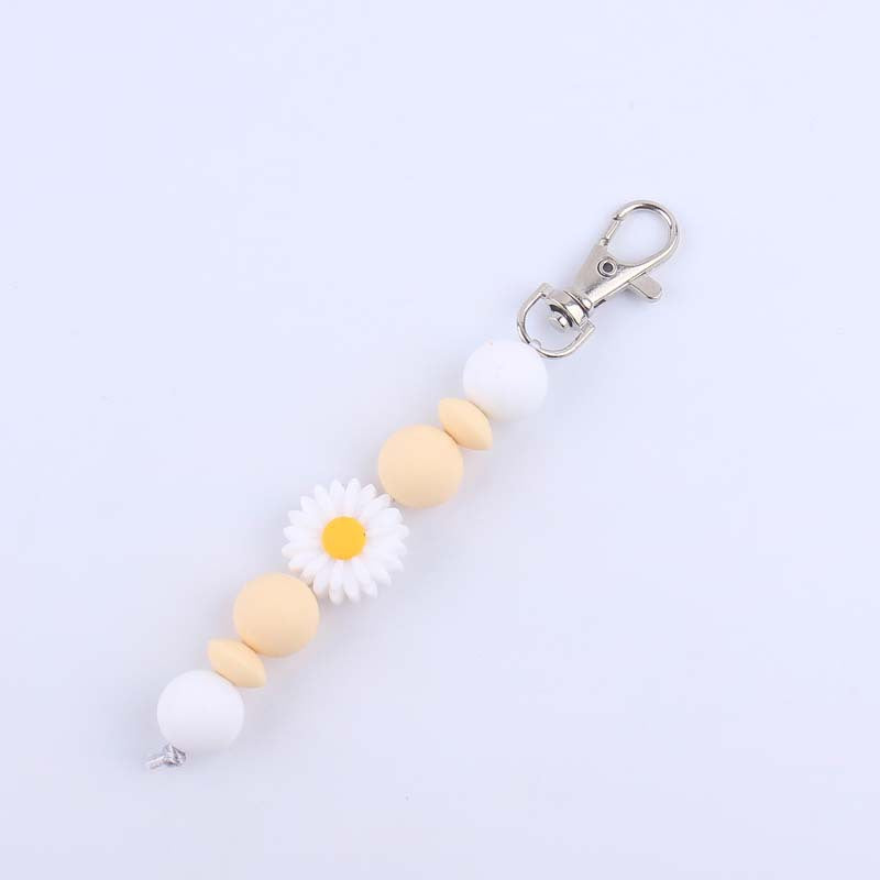 Decorative Silicone Beaded Keychain Holder Stornfield