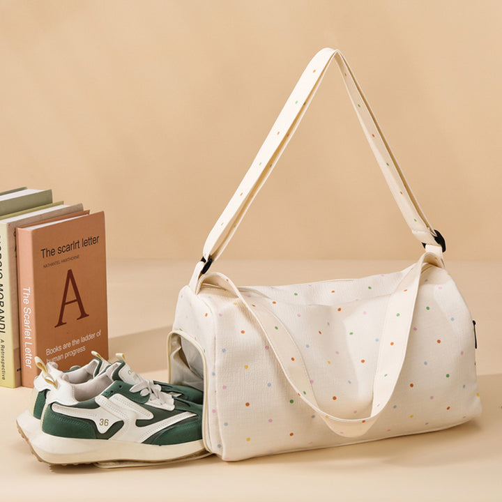 Sporty shoulder bag with unique star pattern Stornfield