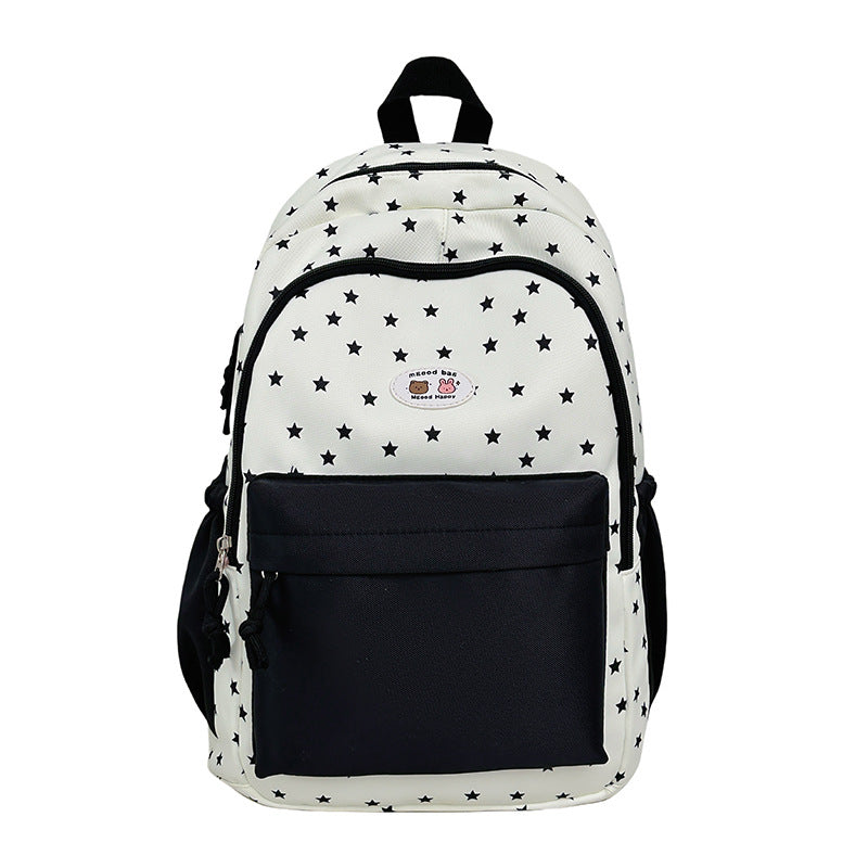 Star-Print Multi-Pocket Backpack Stornfield