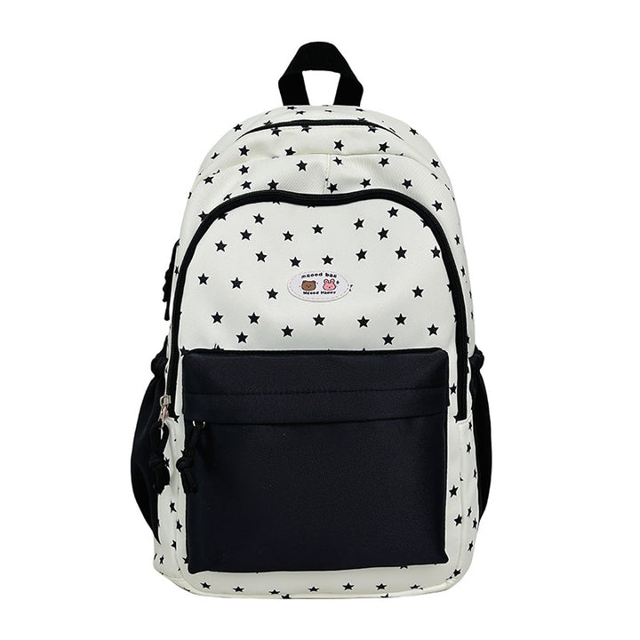 Star-Print Multi-Pocket Backpack Stornfield