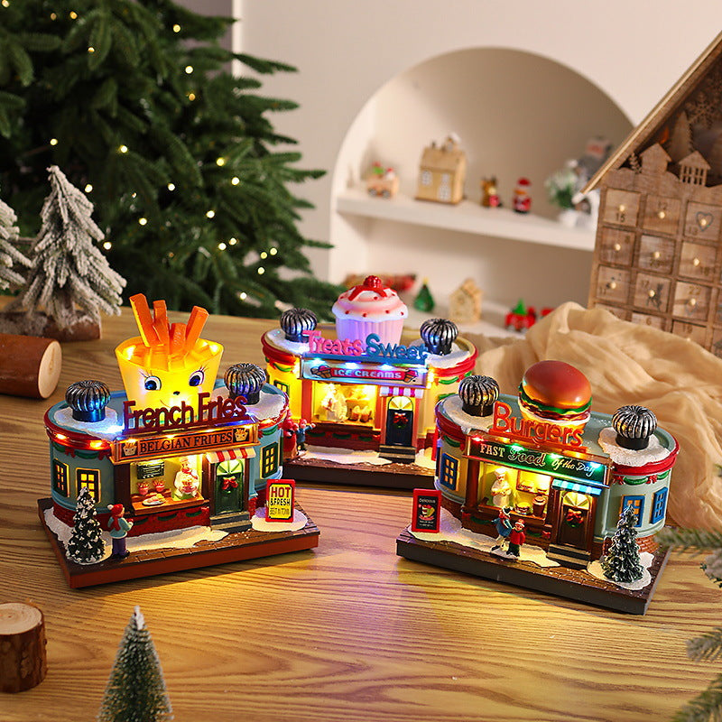 Nostalgic Ice Cream Parlor with LED Lighting Stornfield