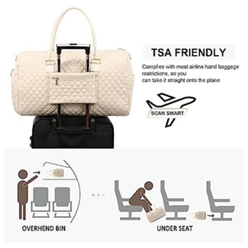 Quilted Weekender Duffle Bag Stornfield