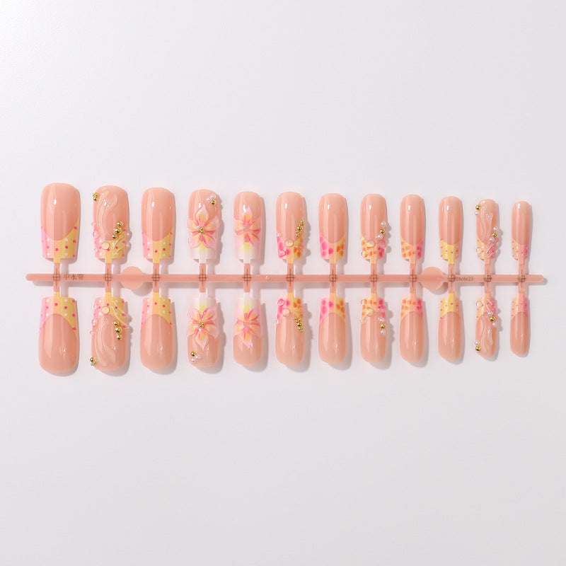 Floral Art Press-On Nail Tips Stornfield