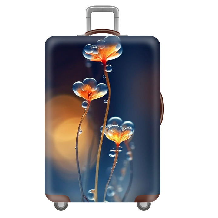 Unisex hard-shell travel suitcase with imaginative, cultural motif Stornfield