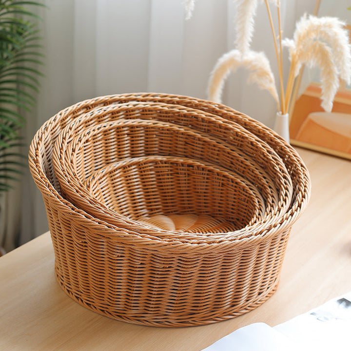 Natural Woven Bread Basket Stornfield