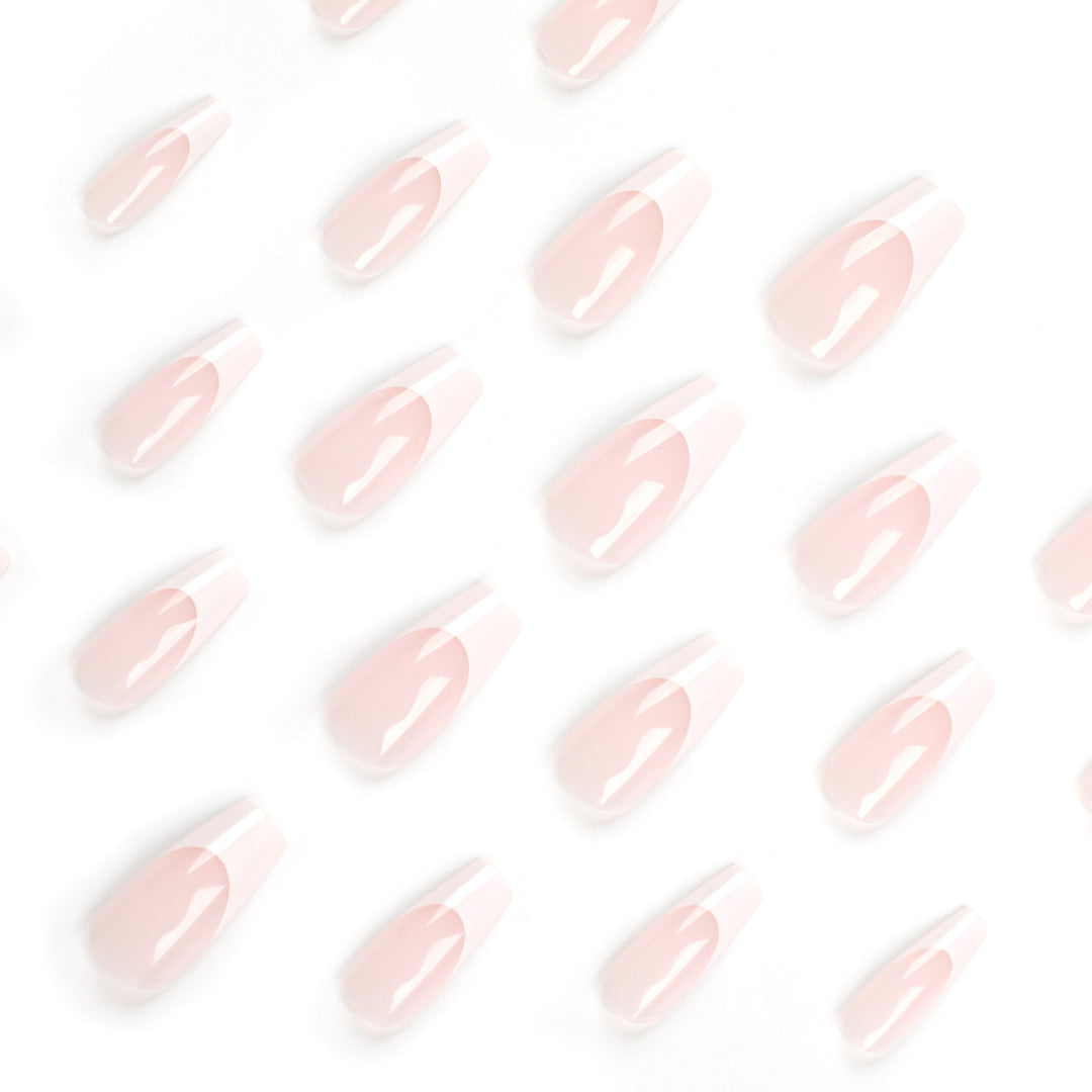 Artful nail extensions with translucent French tip Stornfield