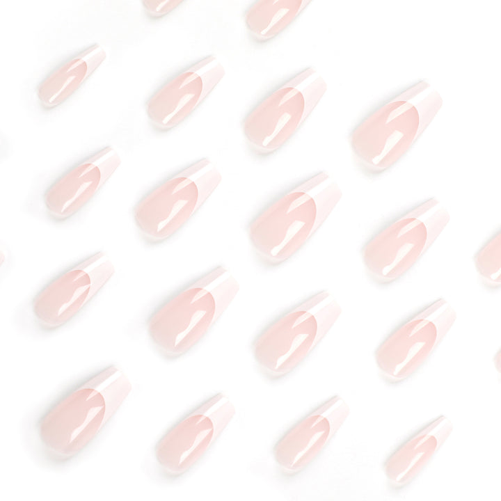 Artful nail extensions with translucent French tip Stornfield