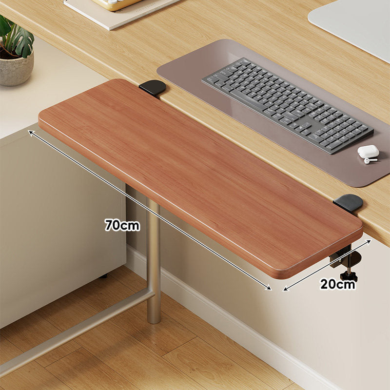 Under-Desk Sliding Keyboard Tray and Desk Extender with Smooth Glide Mount