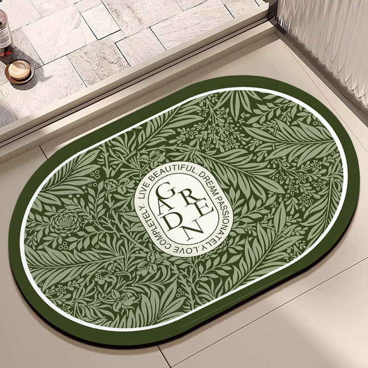 Decorative Motivational Bath Mat Stornfield