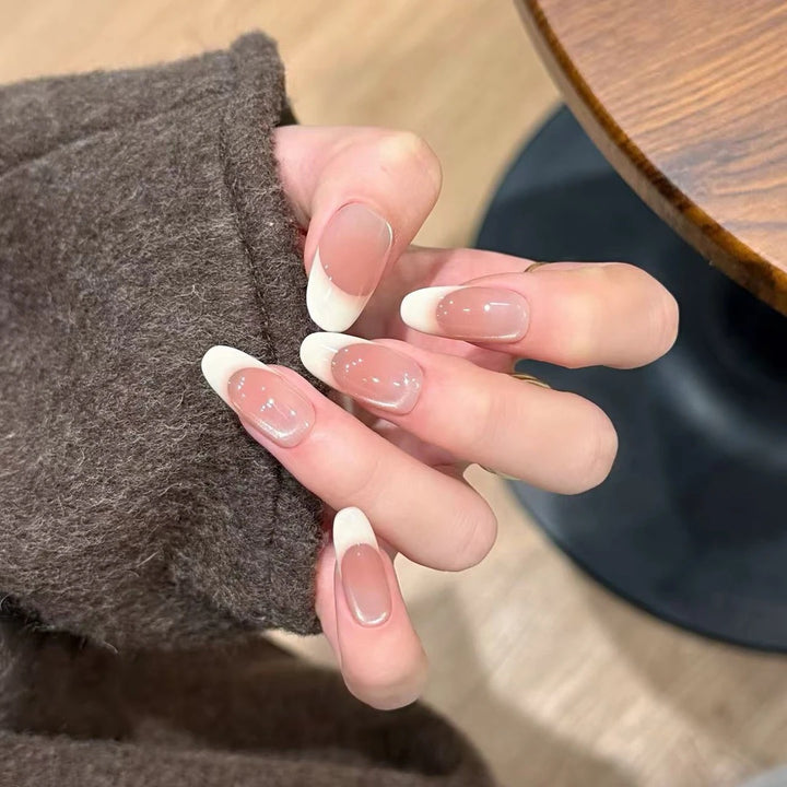 Ombre French Tip Press-On Nails Stornfield