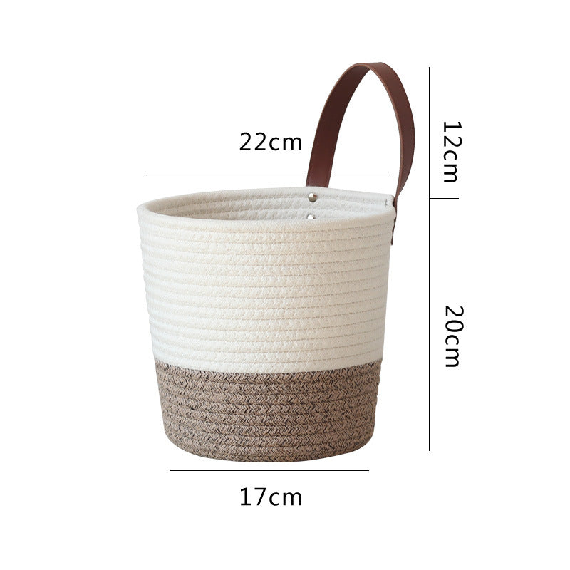 Handcrafted storage basket Stornfield