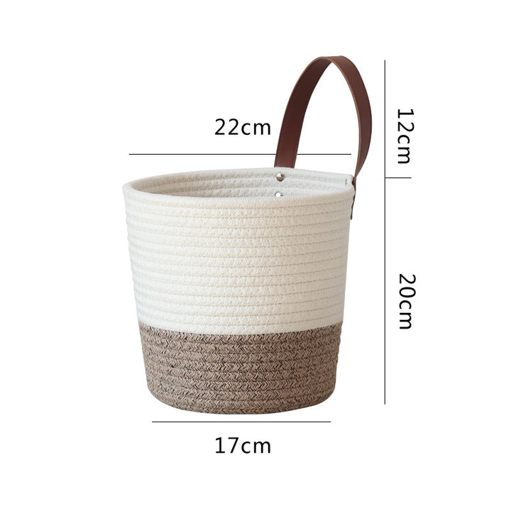 Handcrafted storage basket Stornfield