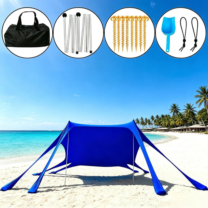Portable Beach Shade Canopy Stornfield