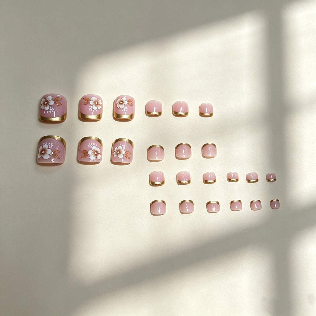 Decorative Floral Nail Art Tips Stornfield