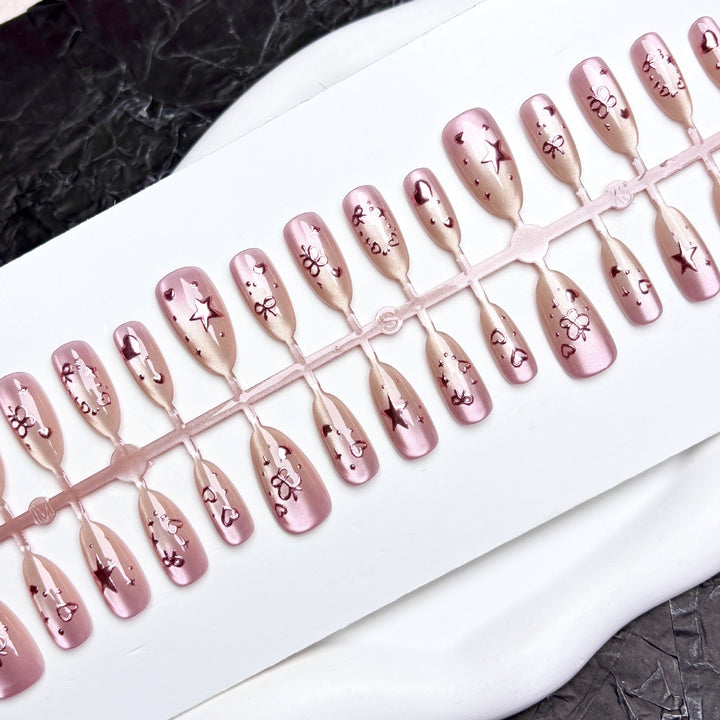 Decorative Nail Art Press-On Nails