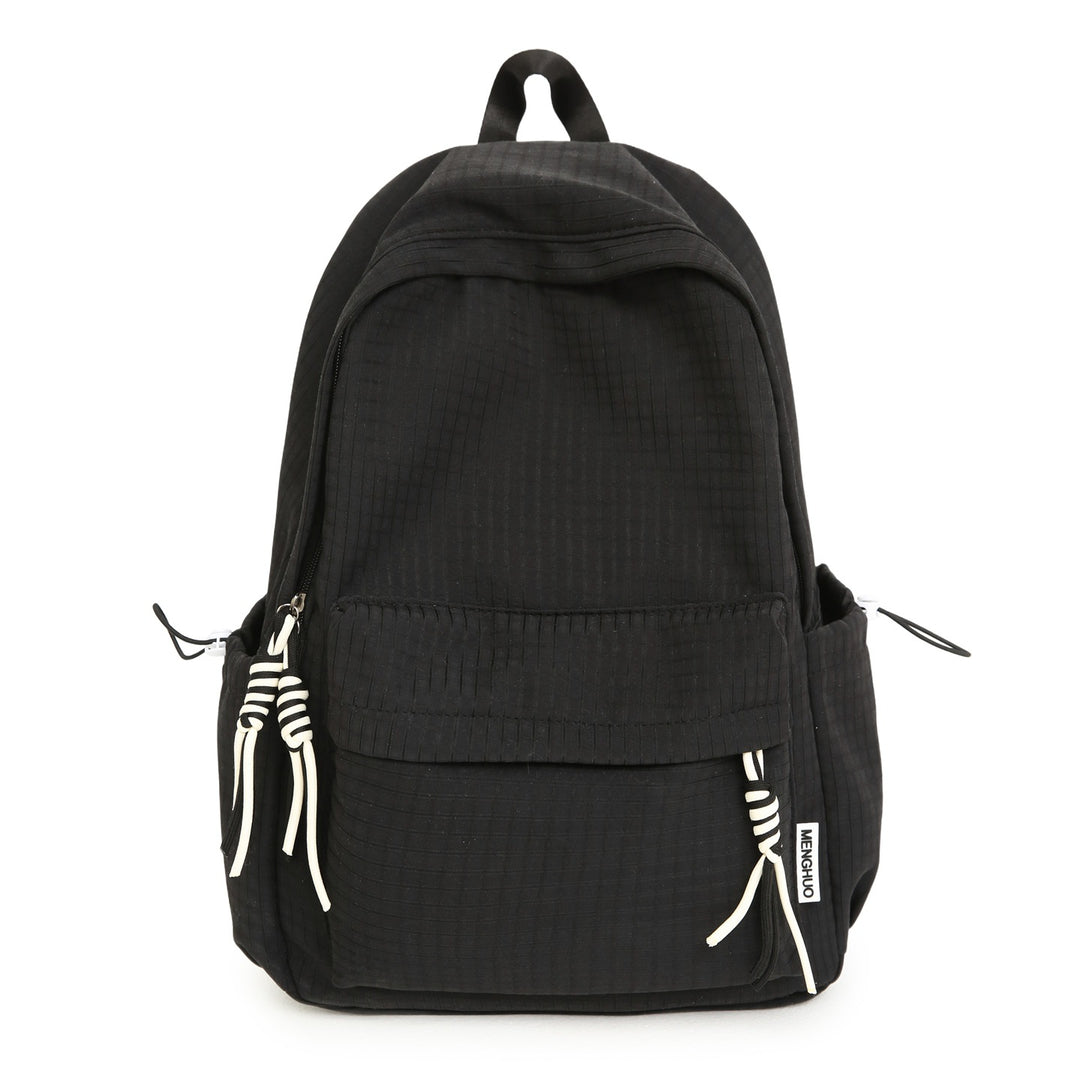 Versatile Lightweight Grid Pattern School Backpack Stornfield