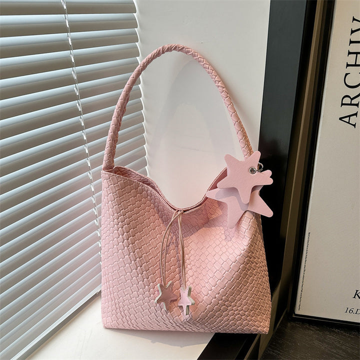 Textured Weave Handheld Shoulder Bag Stornfield