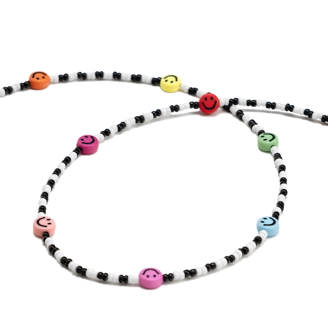 Colorful Smiley Beaded Eyewear Chain Stornfield