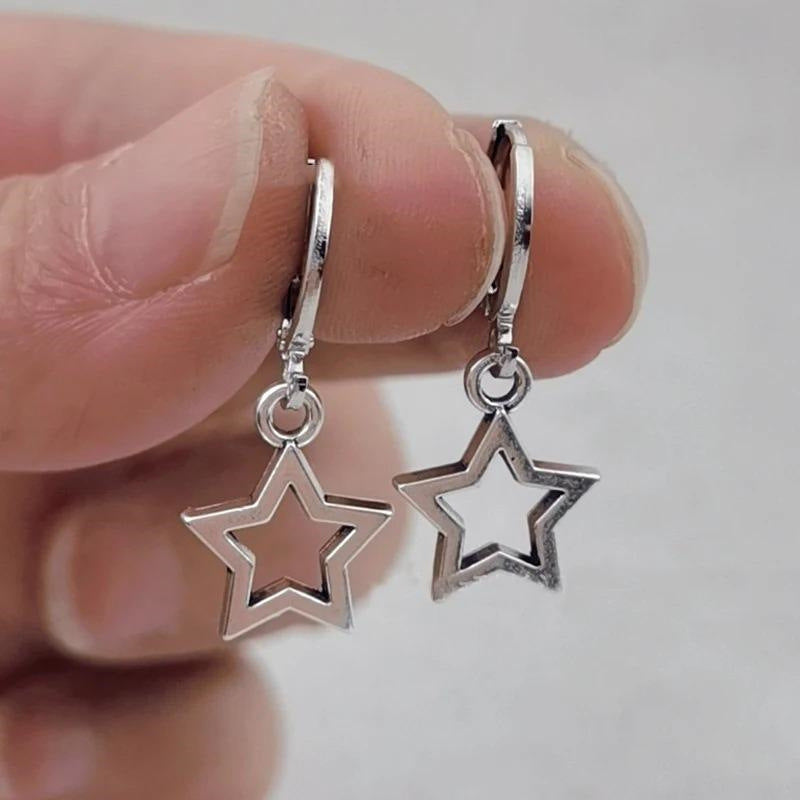 Stylish star earrings Stornfield