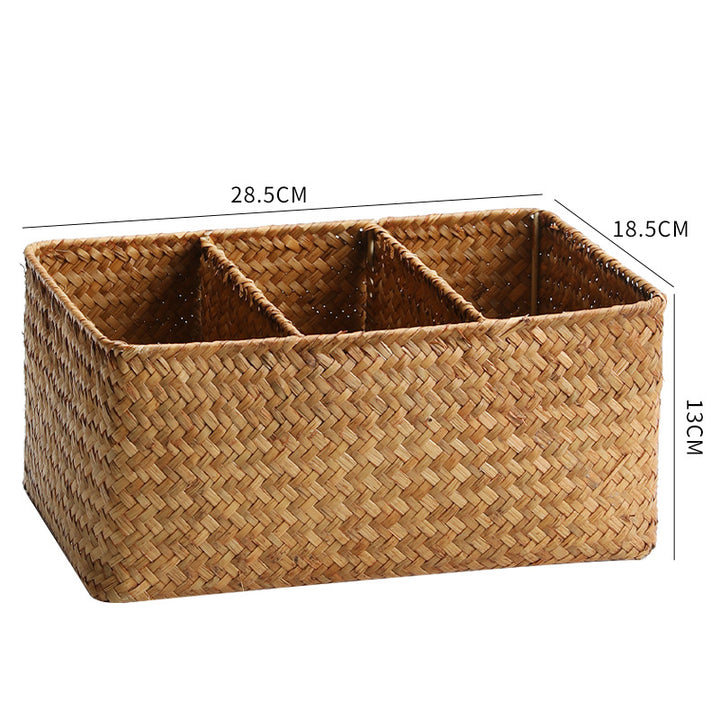 Unisex Practical Storage Basket with Three Compartments Stornfield