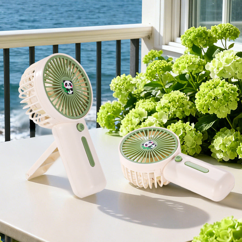 Women's Portable Mini Hand Fan in Creative Panda Design Stornfield