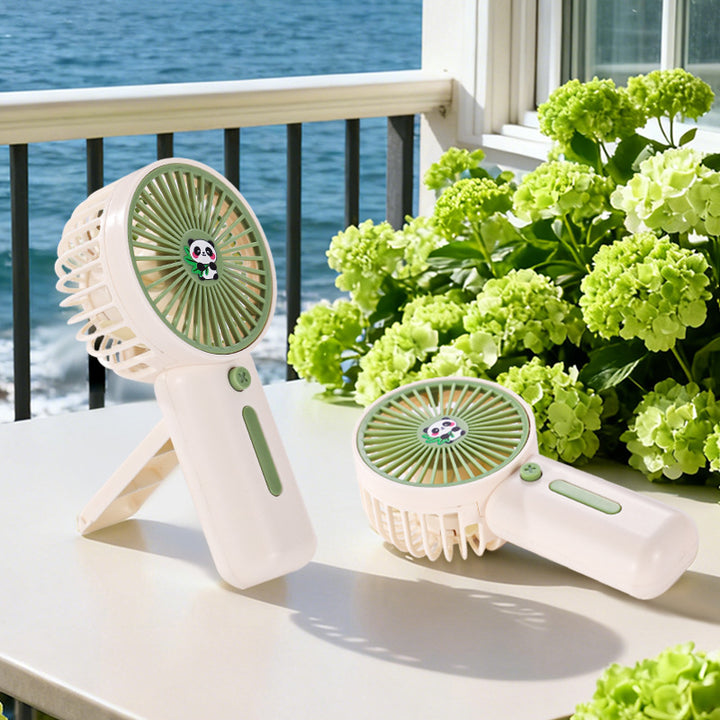 Women's Portable Mini Hand Fan in Creative Panda Design Stornfield
