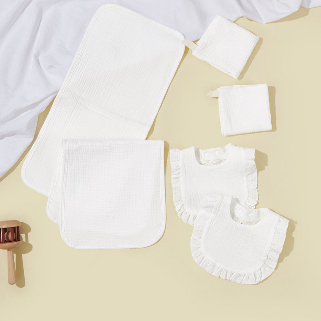 Soft Muslin Baby Bib and Changing Pad Set Stornfield