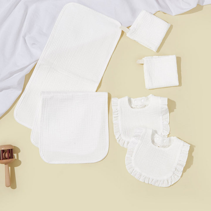 Soft Muslin Baby Bib and Changing Pad Set Stornfield