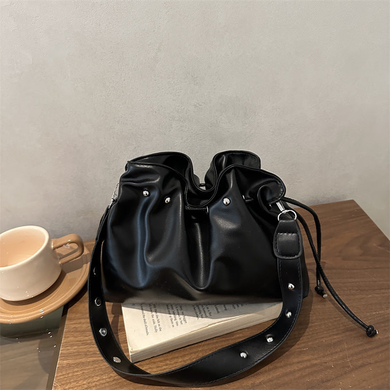 Stylish Ruched Handbag