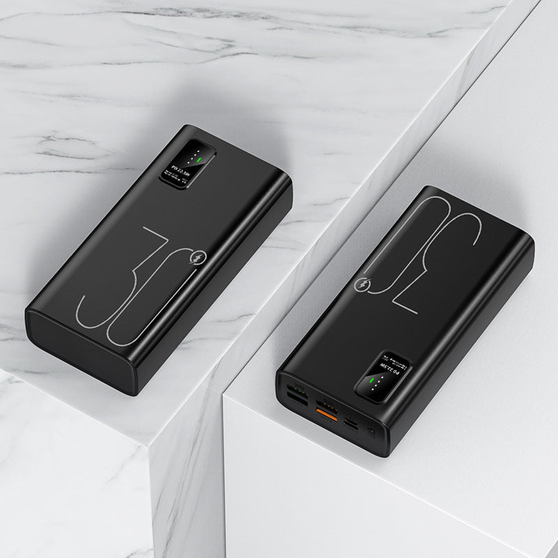 High-performance power bank with smart LCD display and two USB ports Stornfield