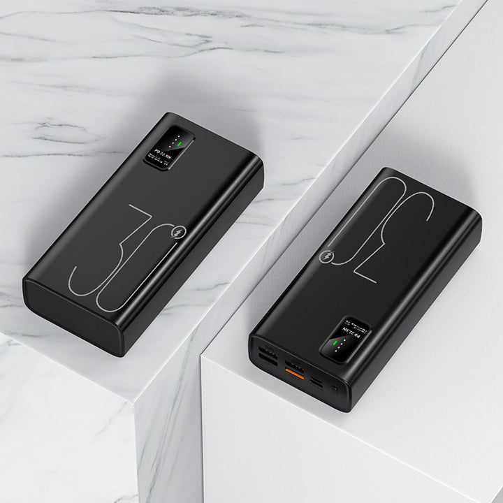 High-performance power bank with smart LCD display and two USB ports Stornfield