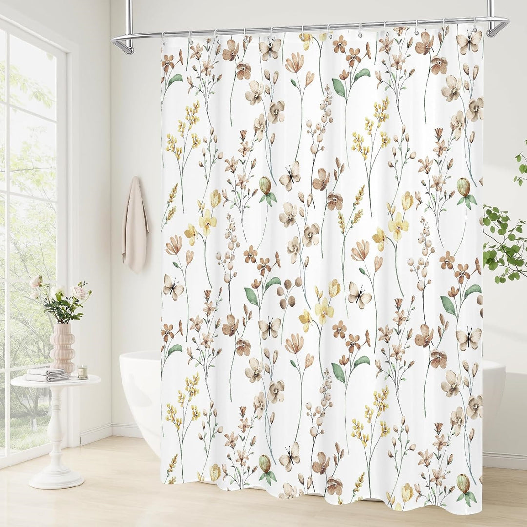 Floral Print Shower Curtain Stornfield