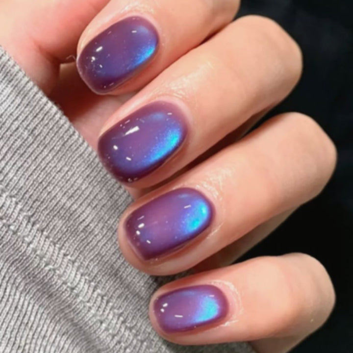 Artistic Heart-Embellished Press-On Nails Stornfield