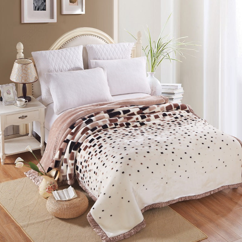 Decorative Fleece Throw Blanket Stornfield