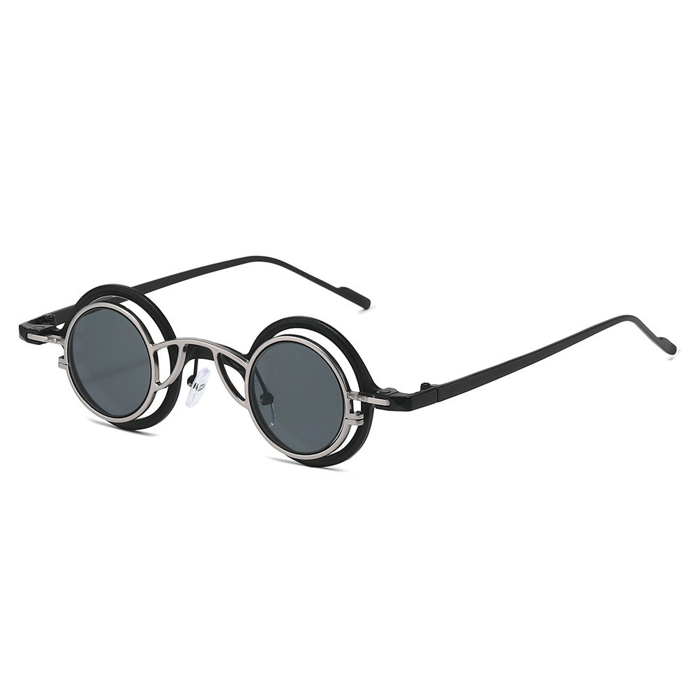 Fashion-Forward Circular Frame Sunglasses Stornfield