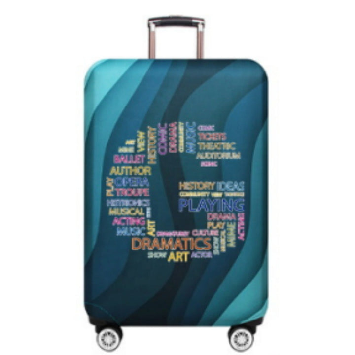 Unisex Hard Shell Suitcase with Creative Cultural Design Stornfield