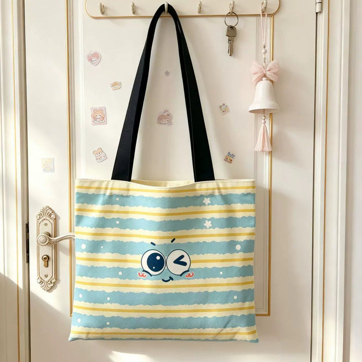 Cute Cartoon Print Tote Bag