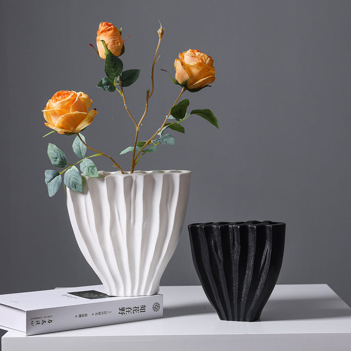 Decorative Textured Ceramic Vase