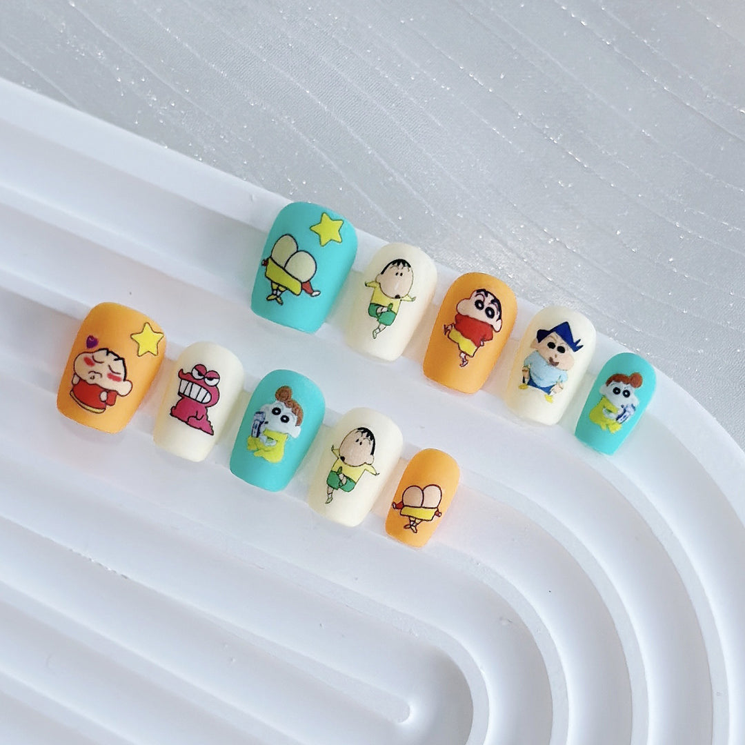 Whimsical Character Press-On Nail Set  1791774190