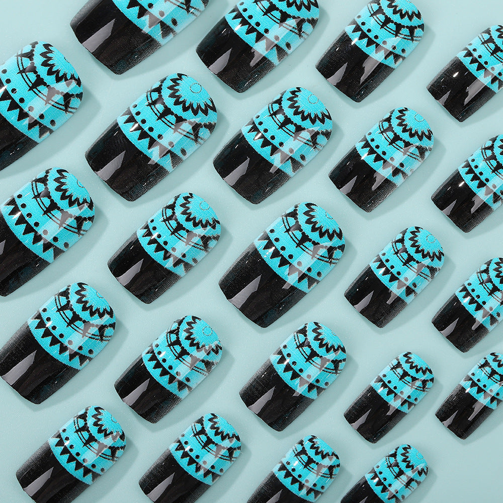 Creative ethnic style artistic nails Stornfield