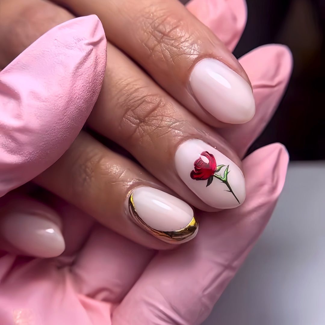 Floral Rose Nail Art Stornfield