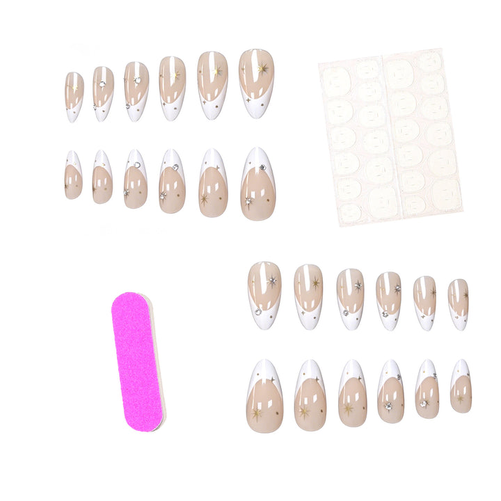 Elegant Accented Stiletto Nail Art Enhancements Stornfield