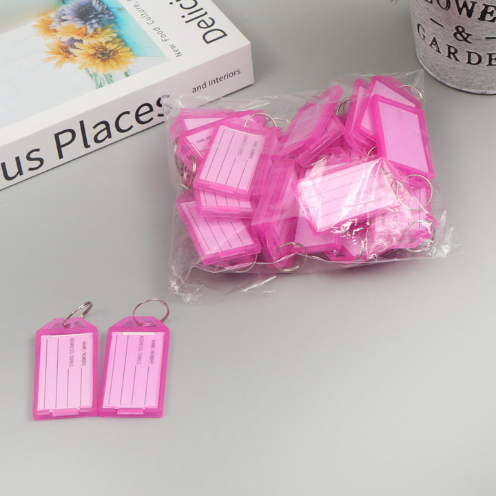 Unisex Label Keychain in Practical Set Kalsten